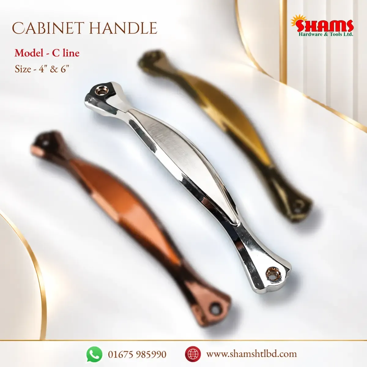 SHAMS Premium Cabinet Handle – C Line