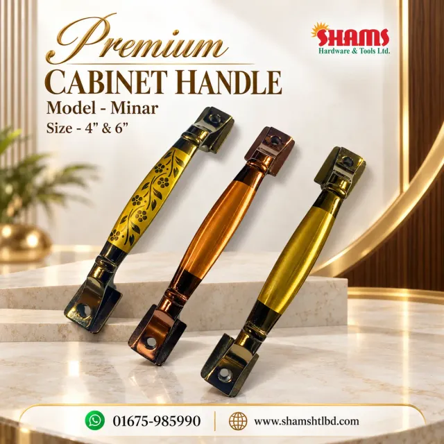 SHAMS Premium Cabinet Handle – Minar | 4″ & 6″